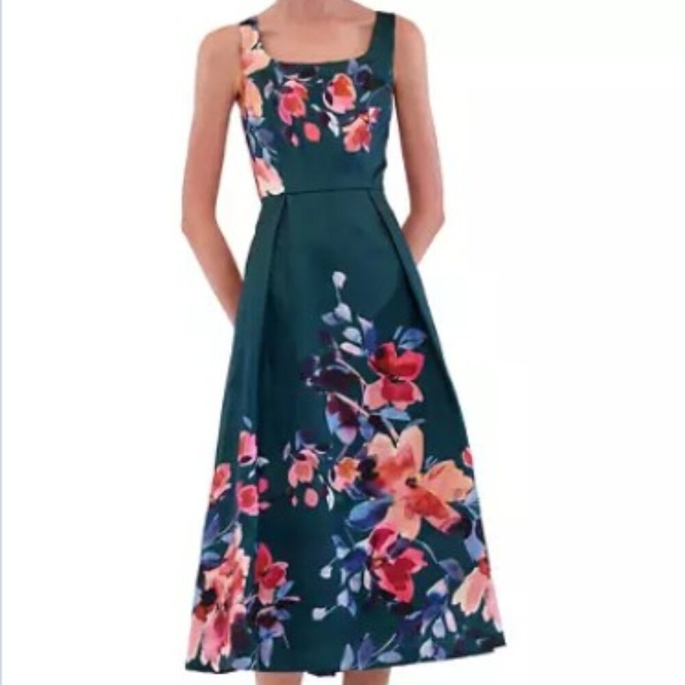 NWT - Julia Jordan Women's Sleeveless Spring Summer Wedding Floral Gown - Size 4